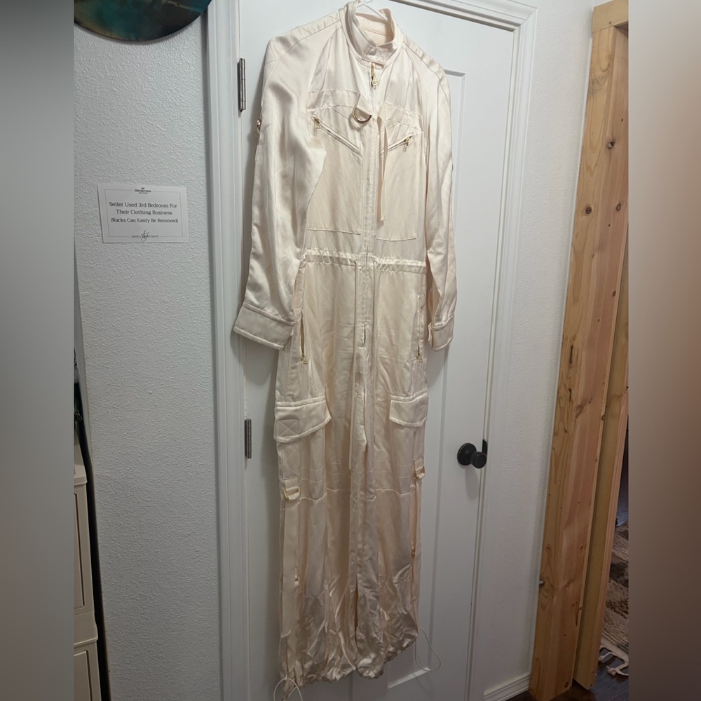 Zimmermann Cream jumpsuit sz 1 oversized